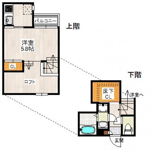 ＣＢ東大宮ルーチェの物件間取画像