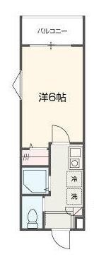 東京都葛飾区新小岩２丁目アパート 1階の物件間取画像