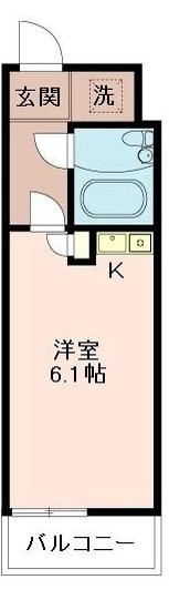 カスティージョ扇の物件間取画像