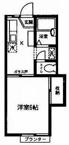 氷川台駅 徒歩6分 2階の物件間取画像