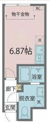 カインドネス亀有の物件間取画像