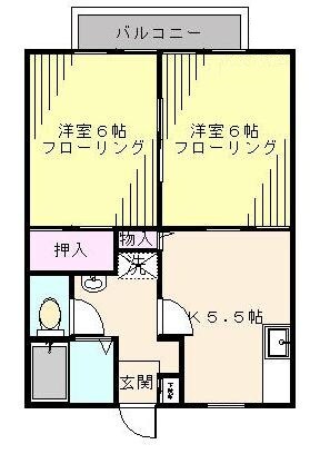江北駅 徒歩12分 2階の物件間取画像