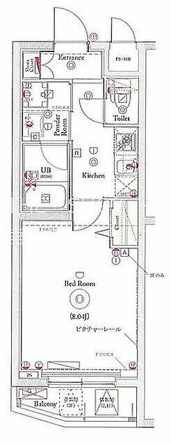 ヴォーガコルテ田端の物件間取画像