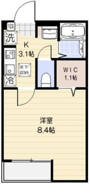 松戸駅 徒歩8分 1階の物件間取画像