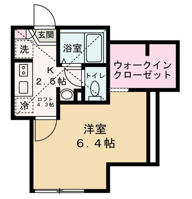 志茂駅 徒歩5分 3階の物件間取画像