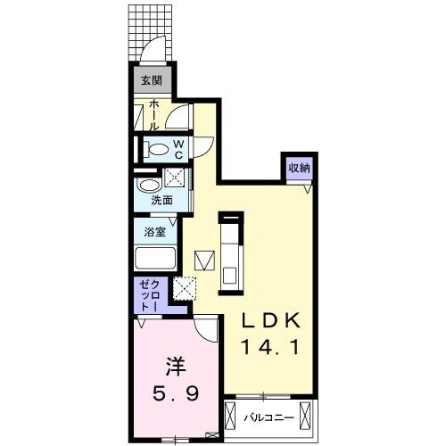 北柏駅 徒歩8分 1階の物件間取画像