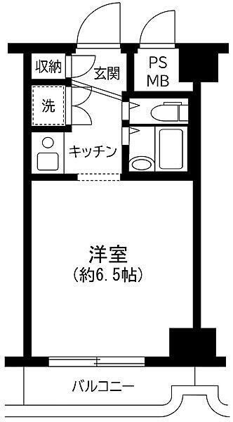 蔵前駅 徒歩4分 8階の物件間取画像