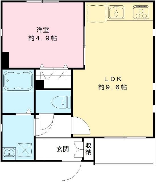 武蔵小金井駅 徒歩13分 1階の物件間取画像