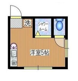 西新宿五丁目駅 徒歩7分 1階の物件間取画像