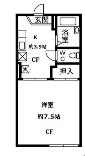 浦和駅 徒歩11分 1階の物件間取画像