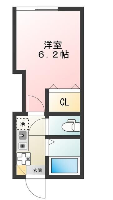 亀有駅 徒歩5分 1階の物件間取画像