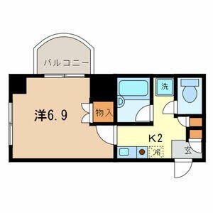 蕨駅 徒歩5分 2階の物件間取画像