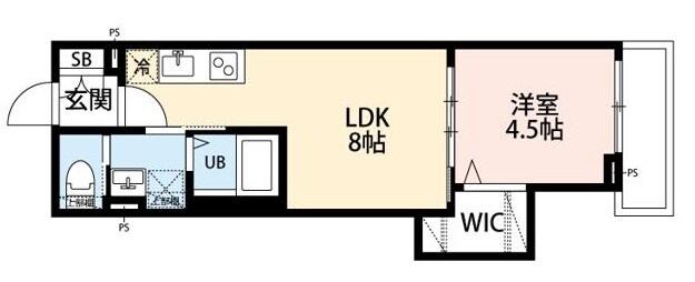 京成中山駅 徒歩4分 2階の物件間取画像