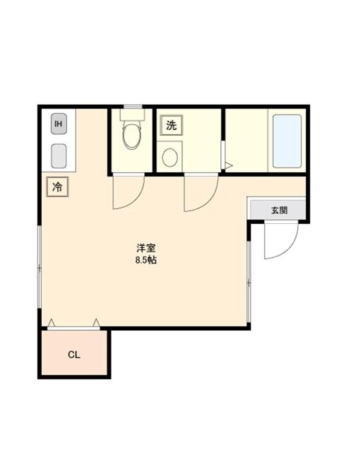 江戸川駅 徒歩3分 1階の物件間取画像