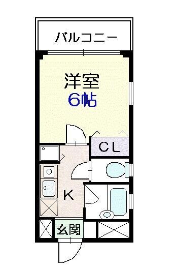 木場駅 徒歩1分 4階の物件間取画像