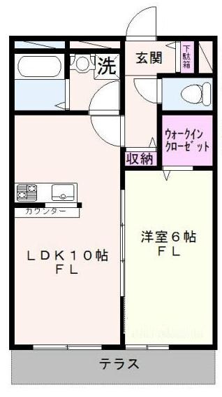 志木駅 徒歩14分 1階の物件間取画像