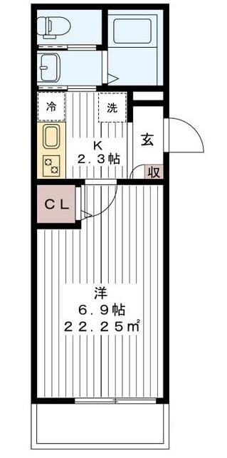 新小岩駅 徒歩10分 1階の物件間取画像