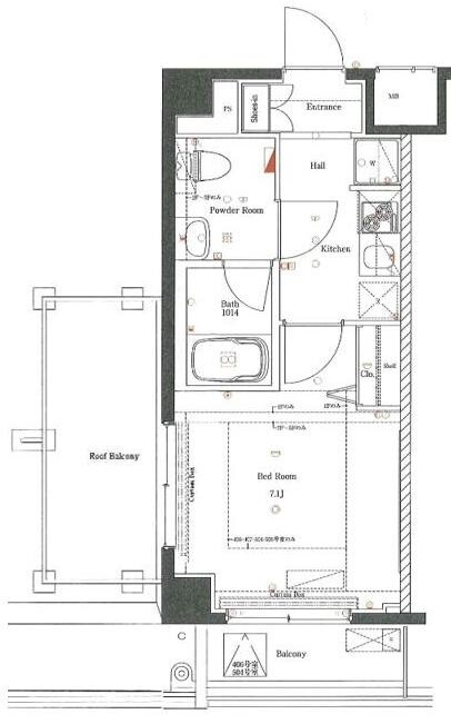 志村坂上駅 徒歩5分 4階の物件間取画像