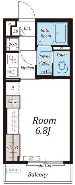 本蓮沼駅 徒歩4分 3階の物件間取画像