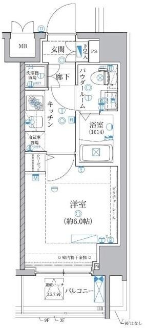 京急川崎駅 徒歩10分 3階の物件間取画像