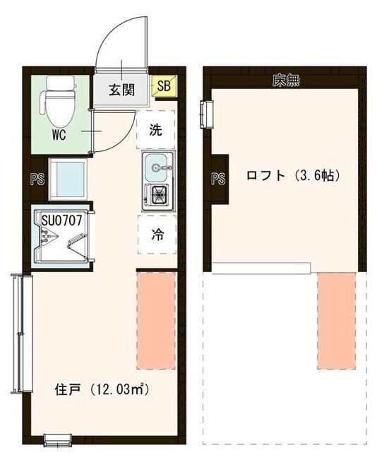 ソラニア上井草の物件間取画像