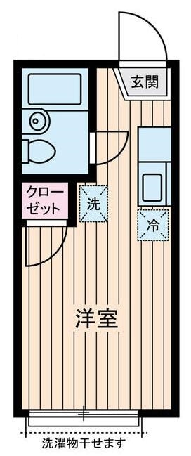 西馬込駅 徒歩13分 2階の物件間取画像