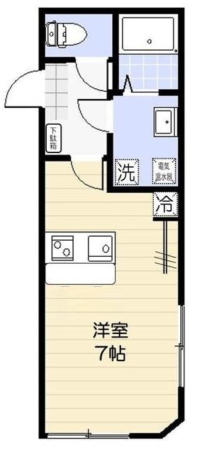 武蔵関駅 徒歩9分 3階の物件間取画像