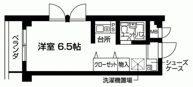 板橋本町駅 徒歩2分 1階の物件間取画像