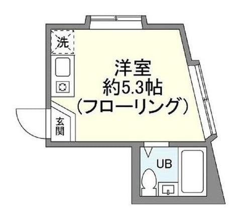 沼袋駅 徒歩12分 2階の物件間取画像