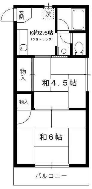 桜台駅 徒歩13分 1階の物件間取画像