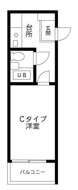 小竹向原駅 徒歩8分 2階の物件間取画像