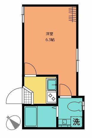 亀有駅 徒歩12分 2階の物件間取画像