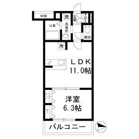 武蔵関駅 徒歩8分 4階の物件間取画像