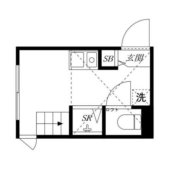 ホットハウス小岩の物件間取画像