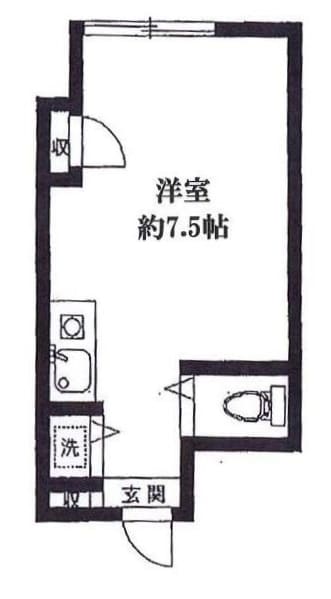 代田橋駅 徒歩6分 1階の物件間取画像