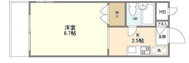 駒沢大学駅 徒歩8分 2階の物件間取画像