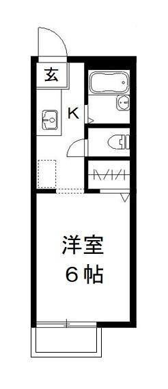 南柏駅 徒歩9分 1階の物件間取画像