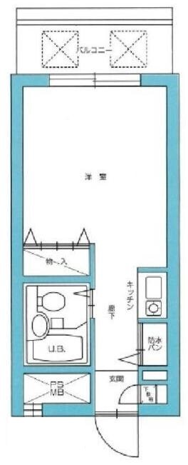 東向島駅 徒歩5分 6階の物件間取画像