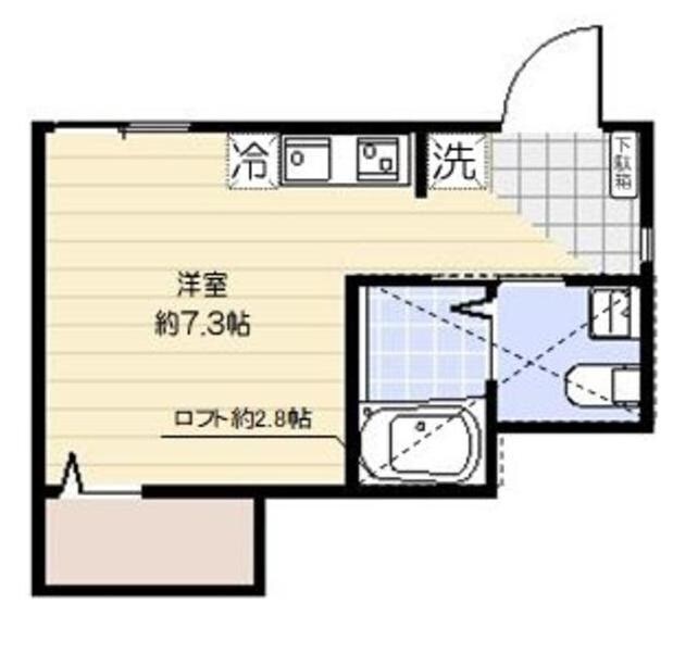 金町駅 徒歩9分 1階の物件間取画像