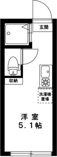 中野坂上駅 徒歩3分 1階の物件間取画像