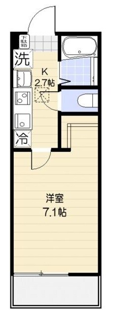 立川駅 徒歩15分 1階の物件間取画像