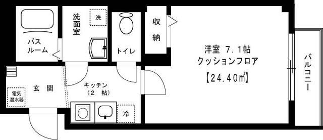 北千住駅 徒歩4分 4階の物件間取画像