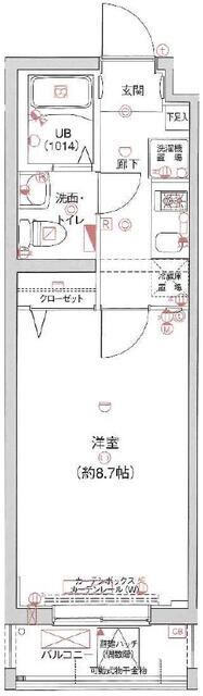 グランフォース谷在家の物件間取画像