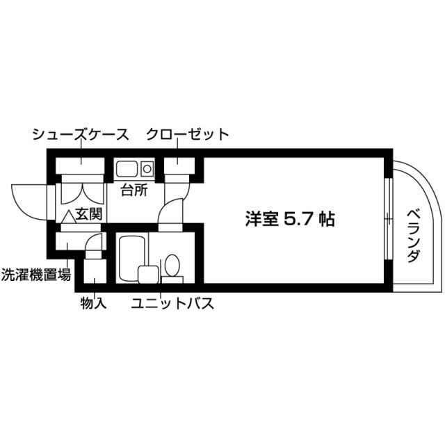 上北沢駅 徒歩1分 2階の物件間取画像