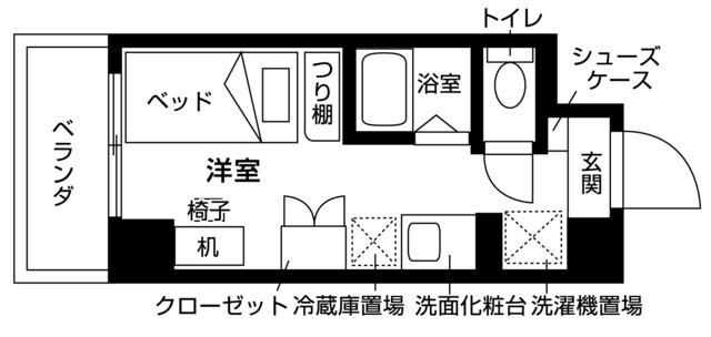 三鷹駅 徒歩13分 4階の物件間取画像