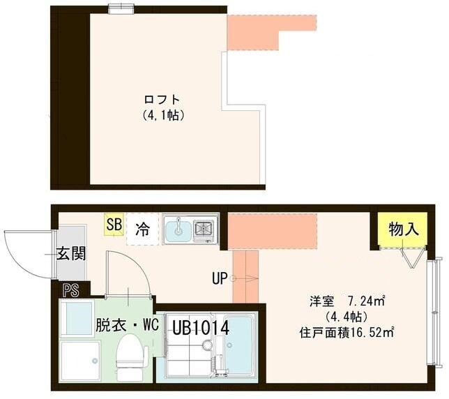 竹ノ塚駅 徒歩9分 2階の物件間取画像