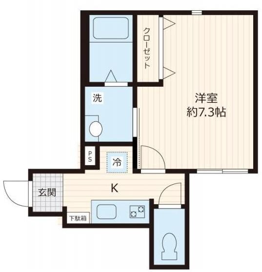 千住大橋駅 徒歩6分 1階の物件間取画像