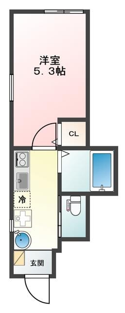 椎名町駅 徒歩3分 1階の物件間取画像