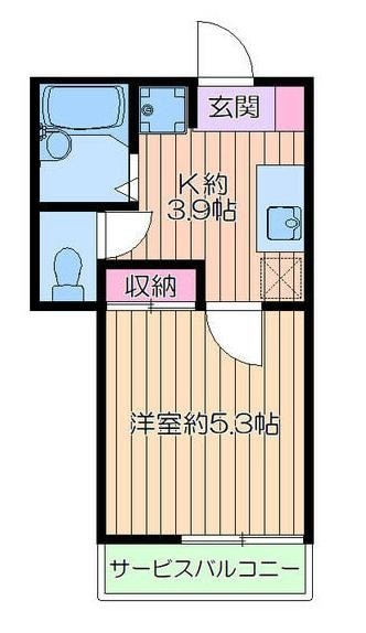 志村三丁目駅 徒歩9分 2階の物件間取画像