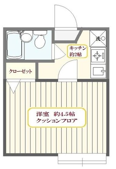 綾瀬駅 徒歩15分 1階の物件間取画像